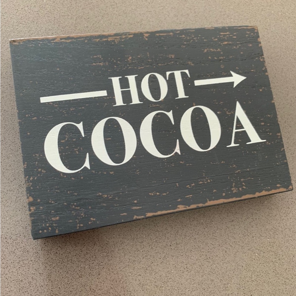 Hot Cocoa Fall Holiday Home Decor Sign Target BP